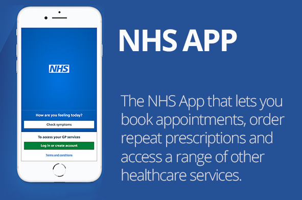 Thne NHS App - Check symptoms, book appointments, order repeat prescriptions, view your medical records.